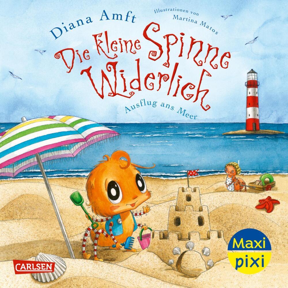 Maxi Pixi 475: Die kleine Spinne Widerlich: Ausflug ans Meer main product photo