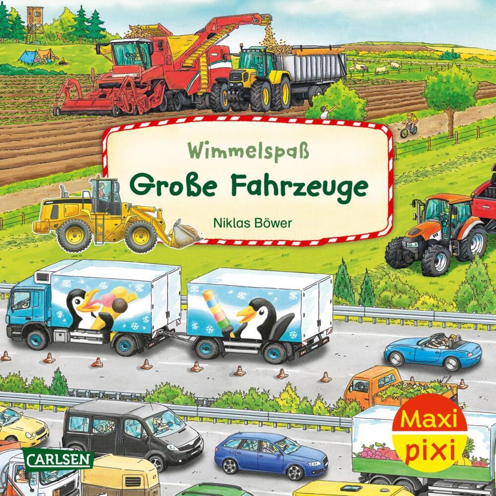 Maxi Pixi 488: Wimmelspaß Große Fahrzeuge main product photo