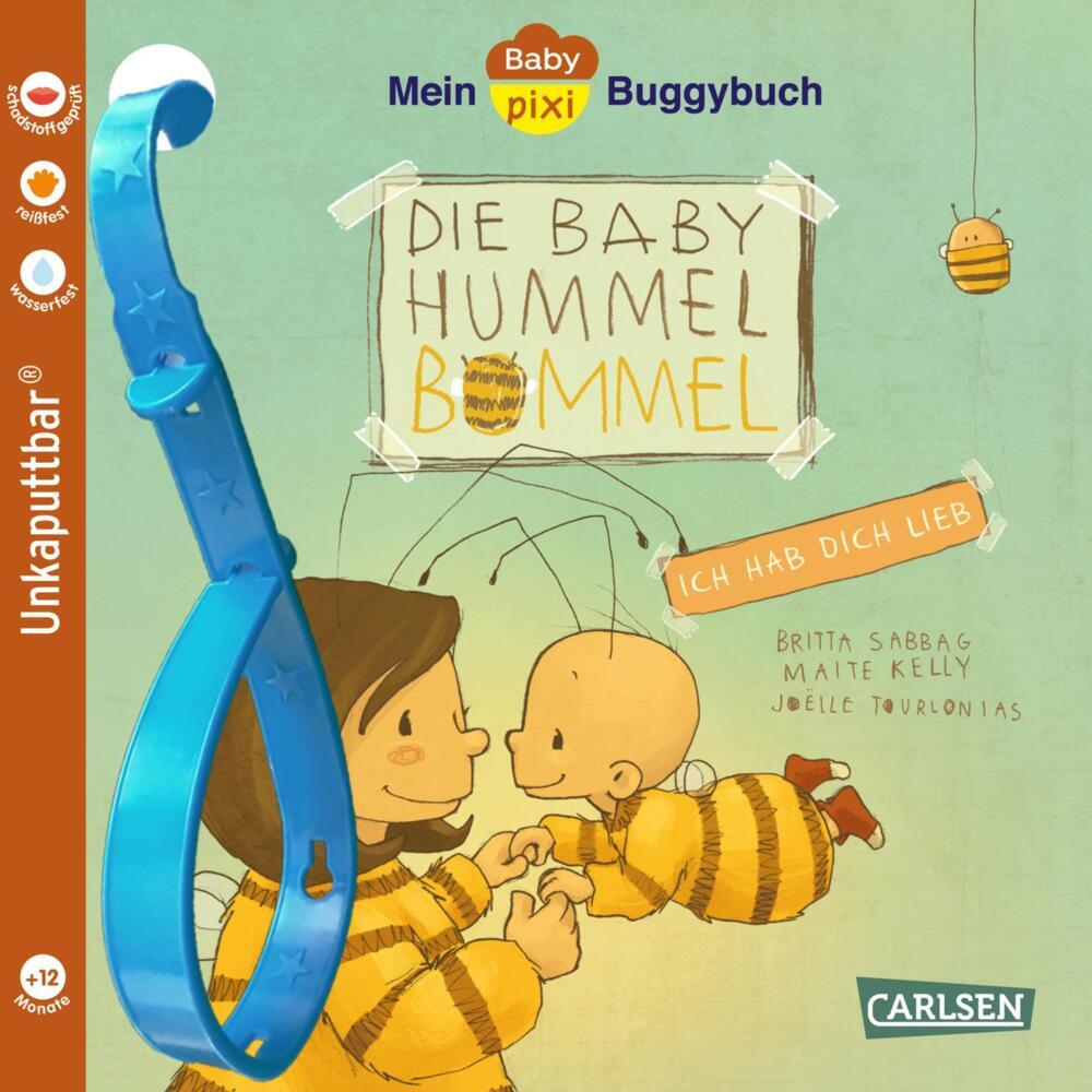 Baby Pixi (unkaputtbar) 155: Mein Baby-Pixi-Buggybuch: Baby Hummel Bommel - Ich hab dich lieb main product photo