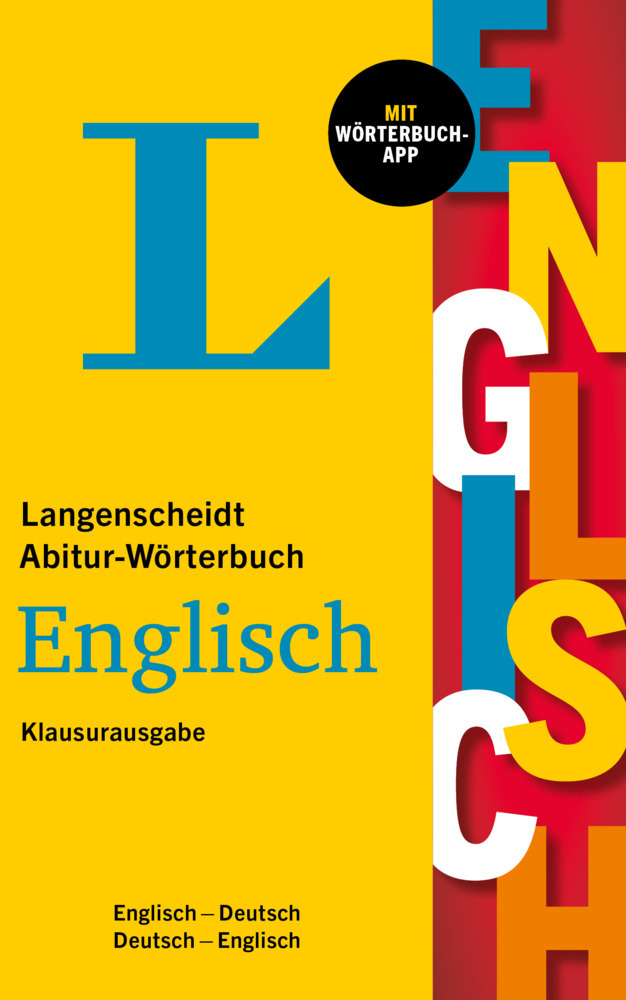 Langenscheidt Abitur-Wörterbuch Englisch Klausurausgabe, m. Buch, m. Online-Zugang main product photo