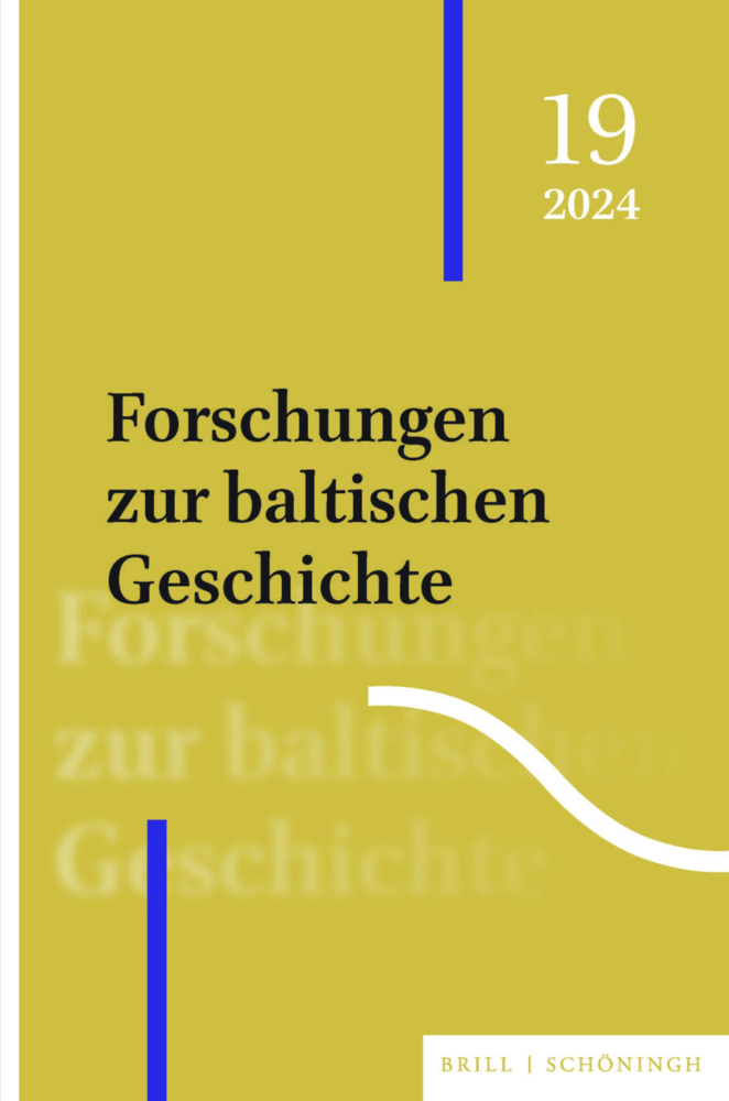 Forschungen zur baltischen Geschichte main product photo