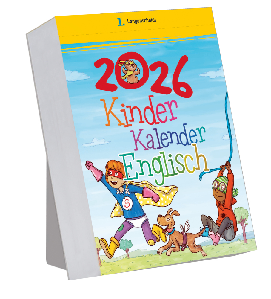 Langenscheidt Kinderkalender Englisch 2026 main product photo