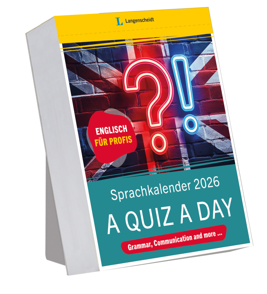 Langenscheidt Sprachkalender Englisch A Quiz a Day 2026 main product photo