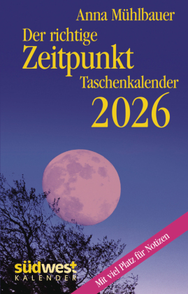 Der richtige Zeitpunkt 2026  - Taschenkalender im praktischen Format 10,0 x 15,5 cm