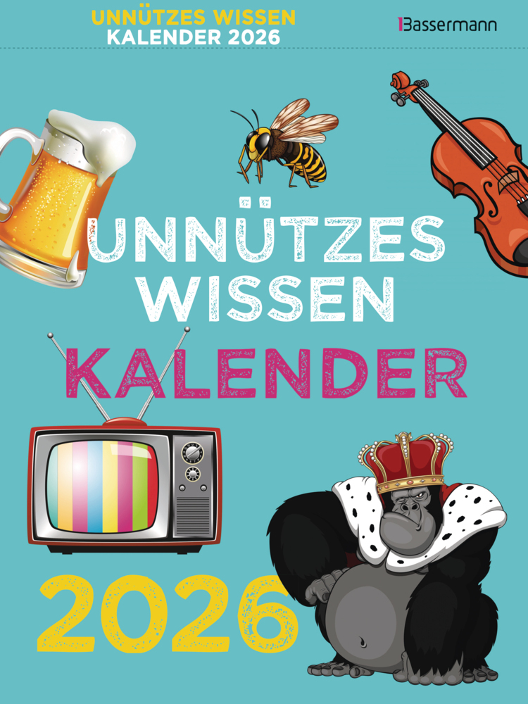Unnützes Wissen Kalender 2026. Der beliebte, aber überflüssige Abreißkalender main product photo