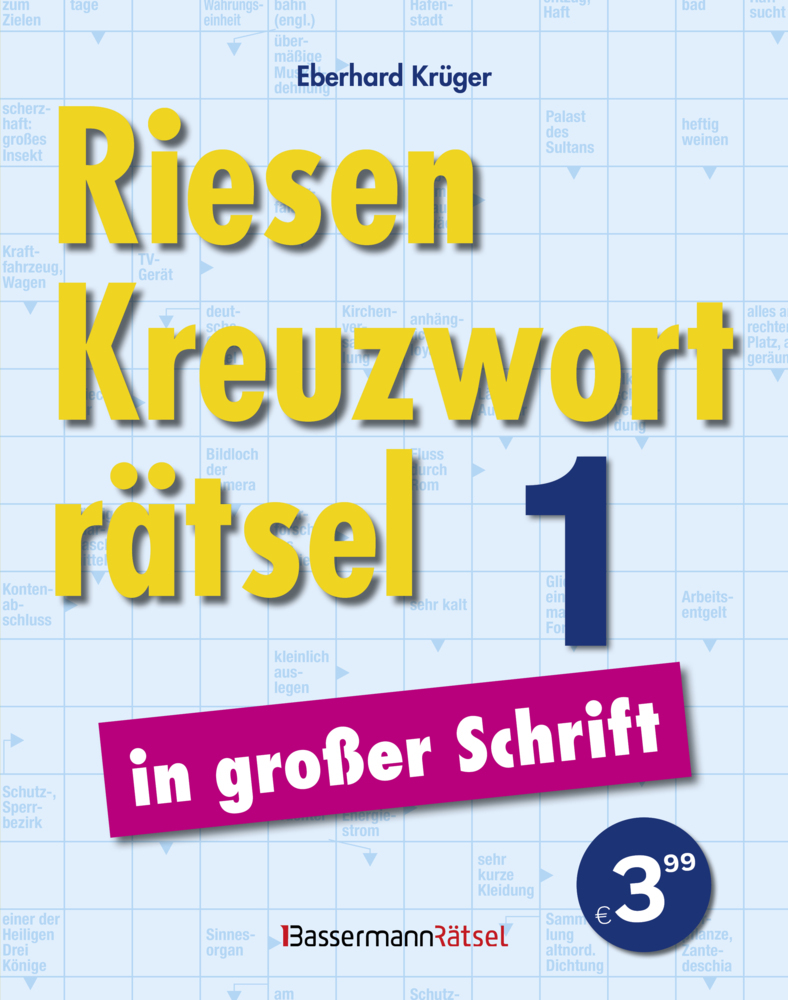 Riesen-Kreuzworträtsel in großer Schrift 1 main product photo
