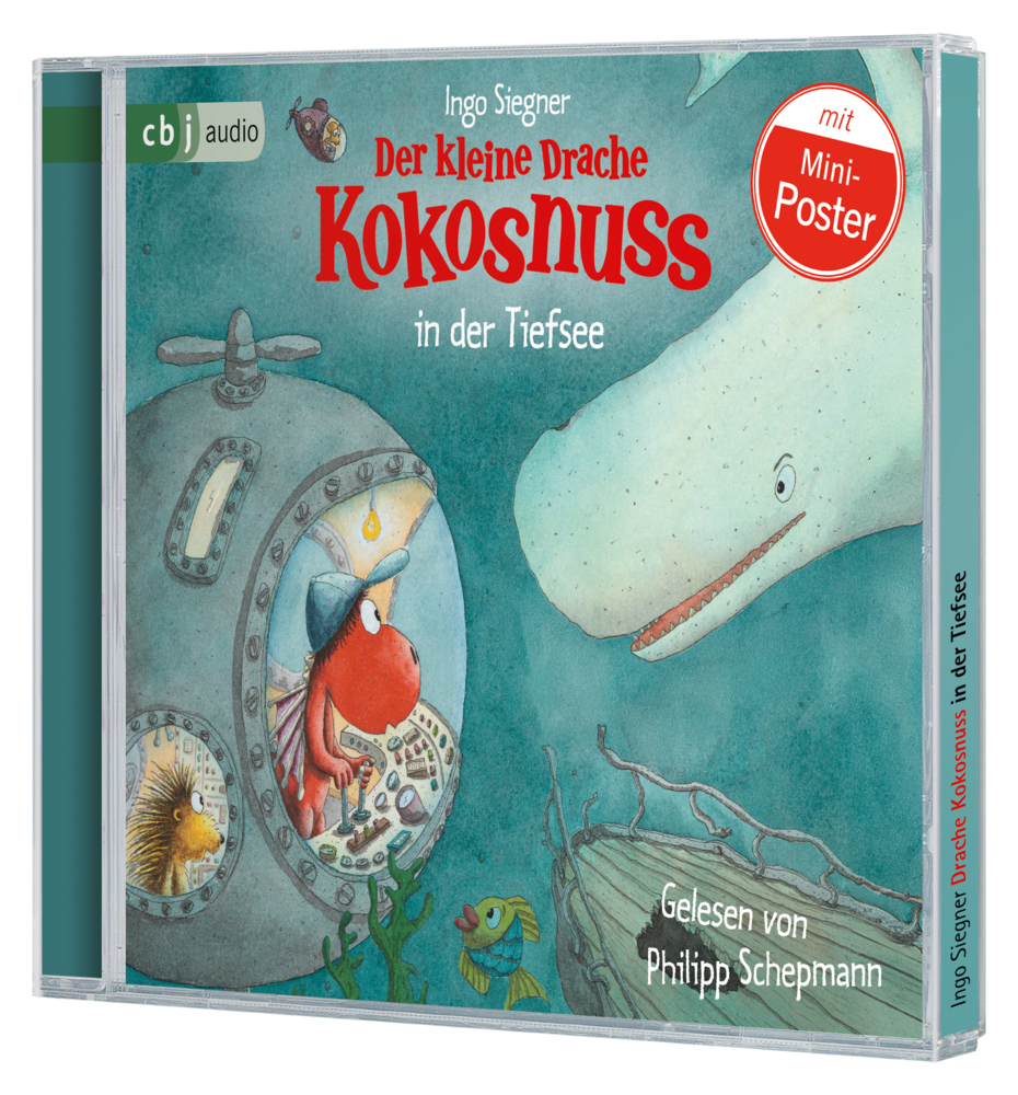 Der kleine Drache Kokosnuss in der Tiefsee, 1 Audio-CD main product photo