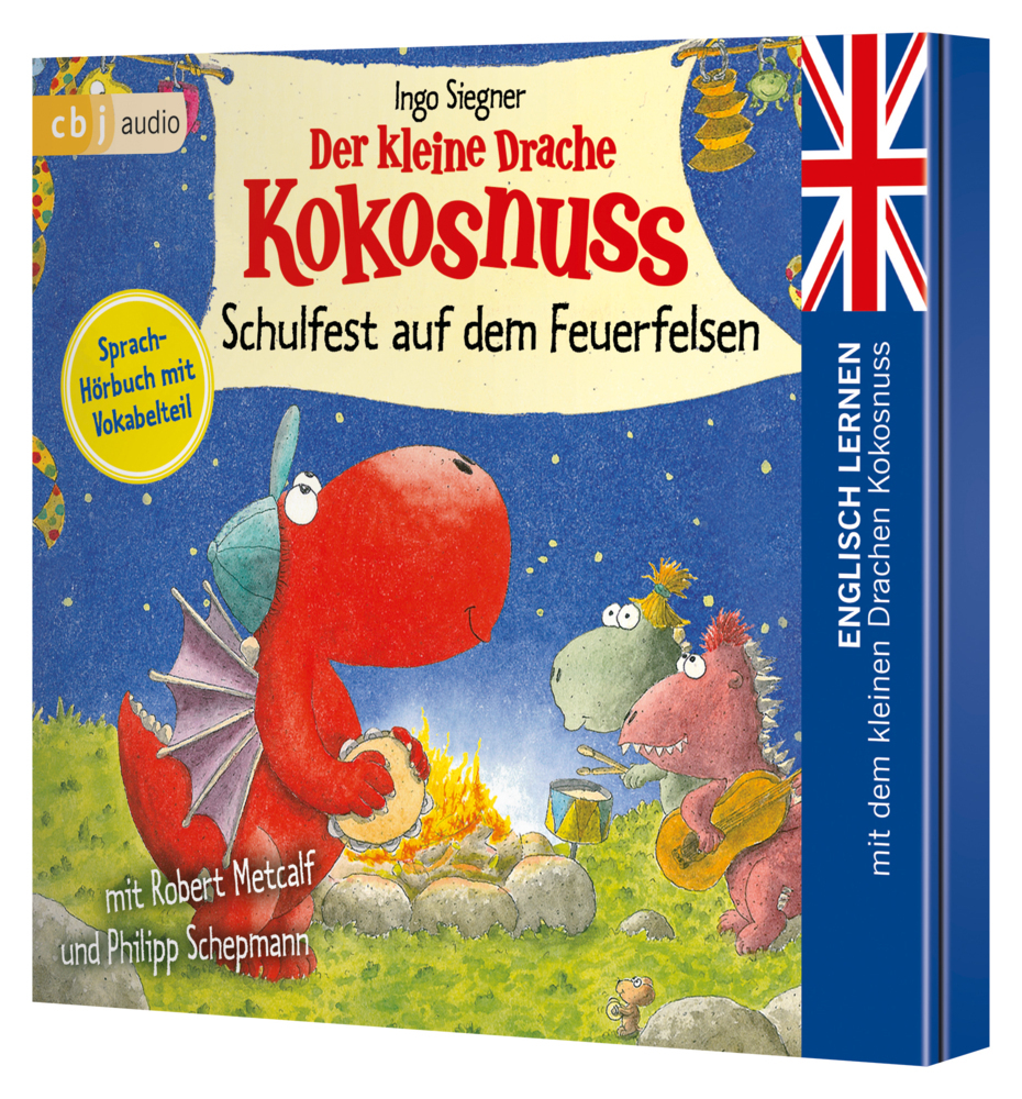 Der kleine Drache Kokosnuss - Schulfest auf dem Feuerfelsen, 1 Audio-CD main product photo