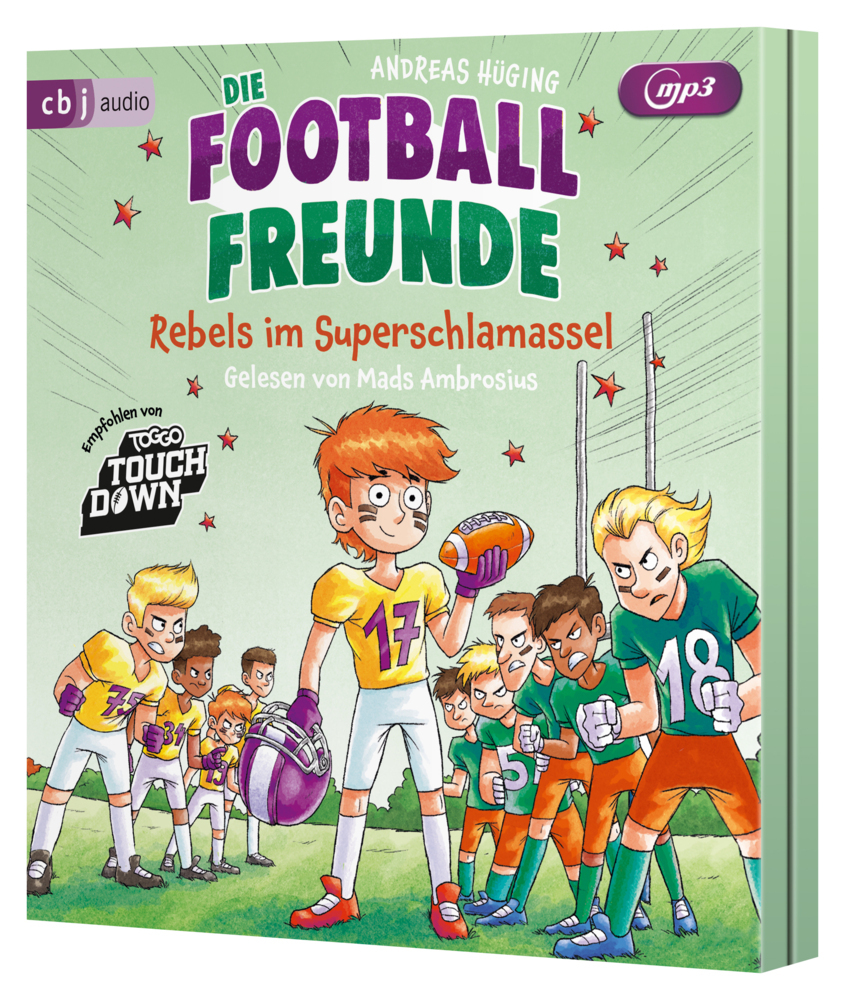 Die Football-Freunde - Rebels im Superschlamassel, 1 Audio-CD, 1 MP3 main product photo