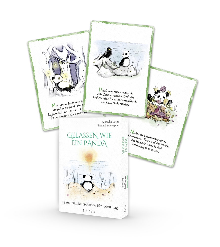 Gelassen wie ein Panda. 44 Achtsamkeits-Karten für jeden Tag main product photo