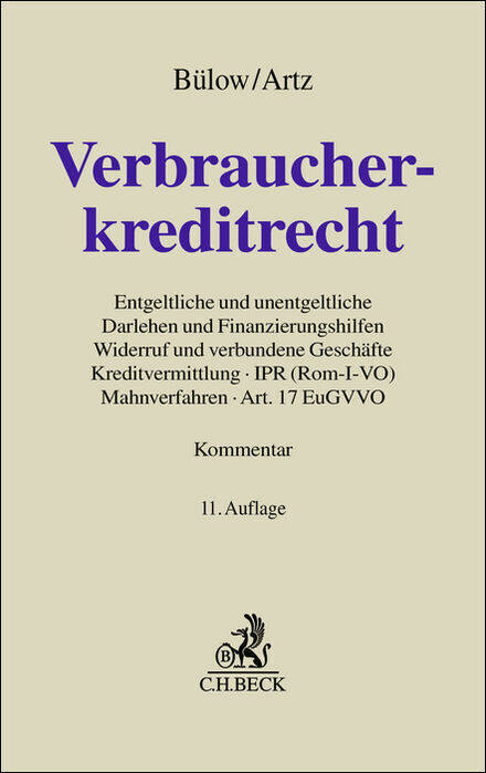 Verbraucherkreditrecht main product photo