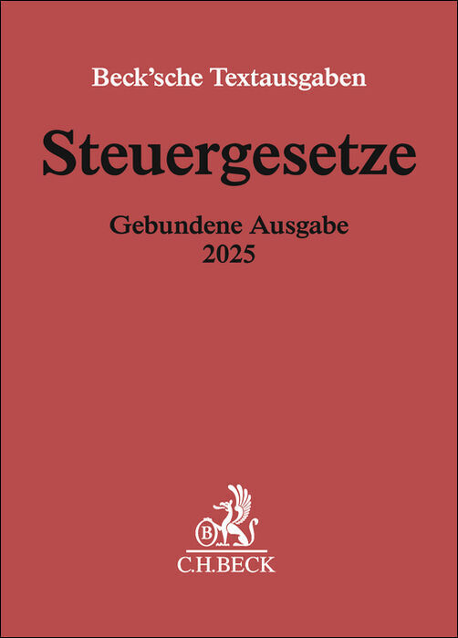 Steuergesetze Gebundene Ausgabe 2025 main product photo