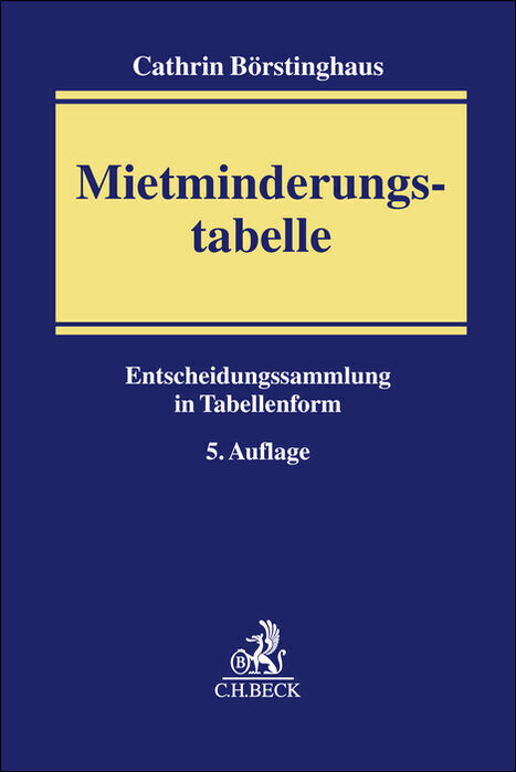 Mietminderungstabelle main product photo