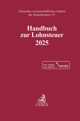 Handbuch zur Lohnsteuer 2025, m. 1 Buch, m. 1 Online-Zugang