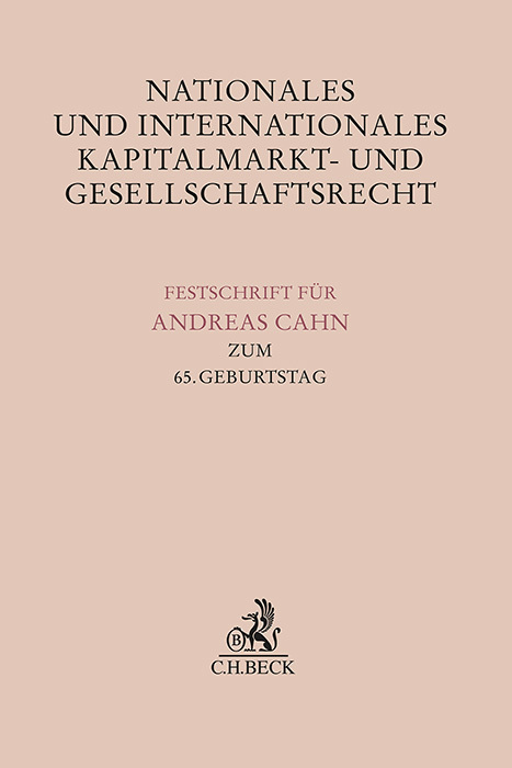 Nationales und Internationales Kapitalmarkt- und Gesellschaftsrecht main product photo