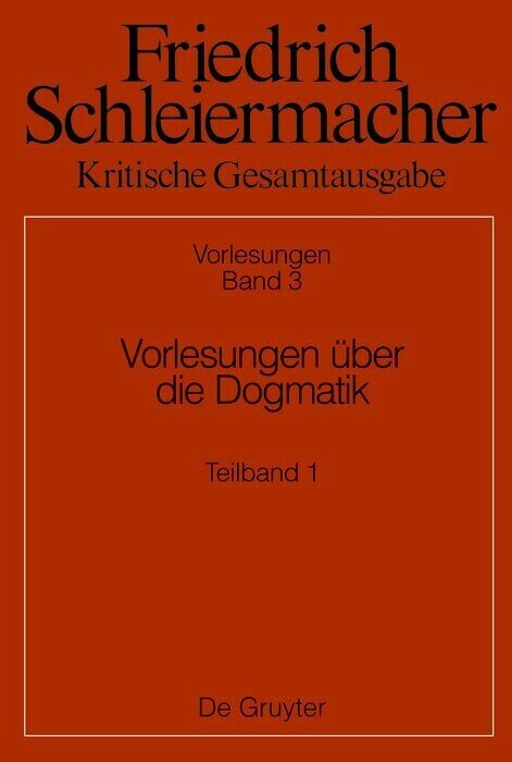 Vorlesungen über die Dogmatik main product photo
