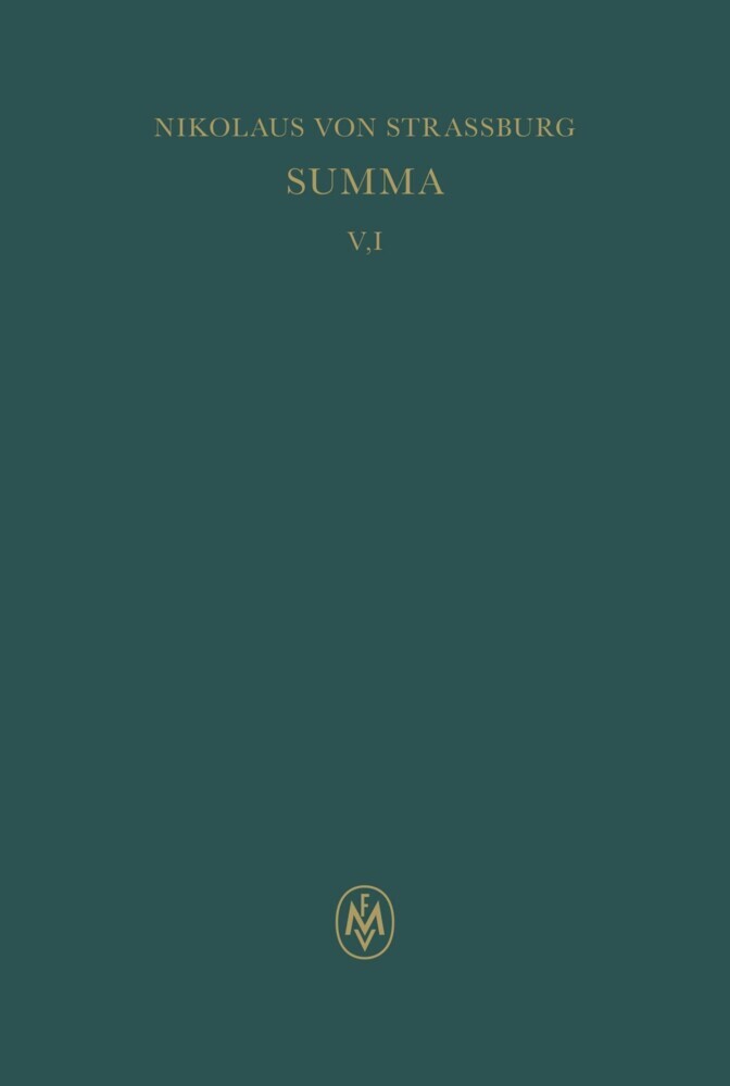 Summa, liber I main product photo