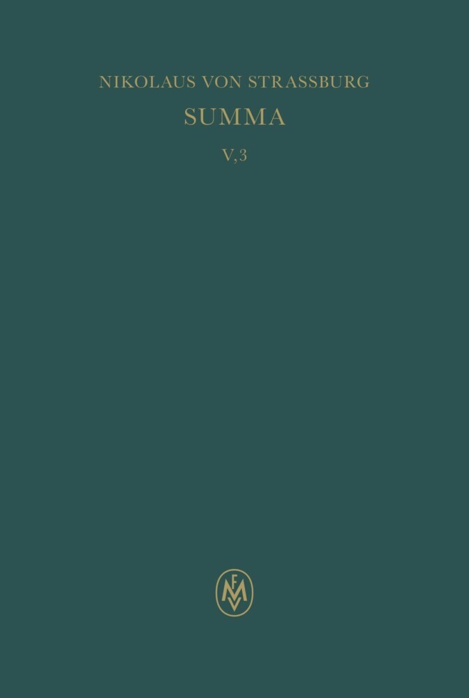 Summa, liber III main product photo