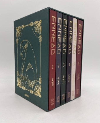 Ennead Schuber (Band 1 bis 6), m.  Buch, m.  Buch, m.  Buch, m.  Buch, m.  Buch, m.  Buch