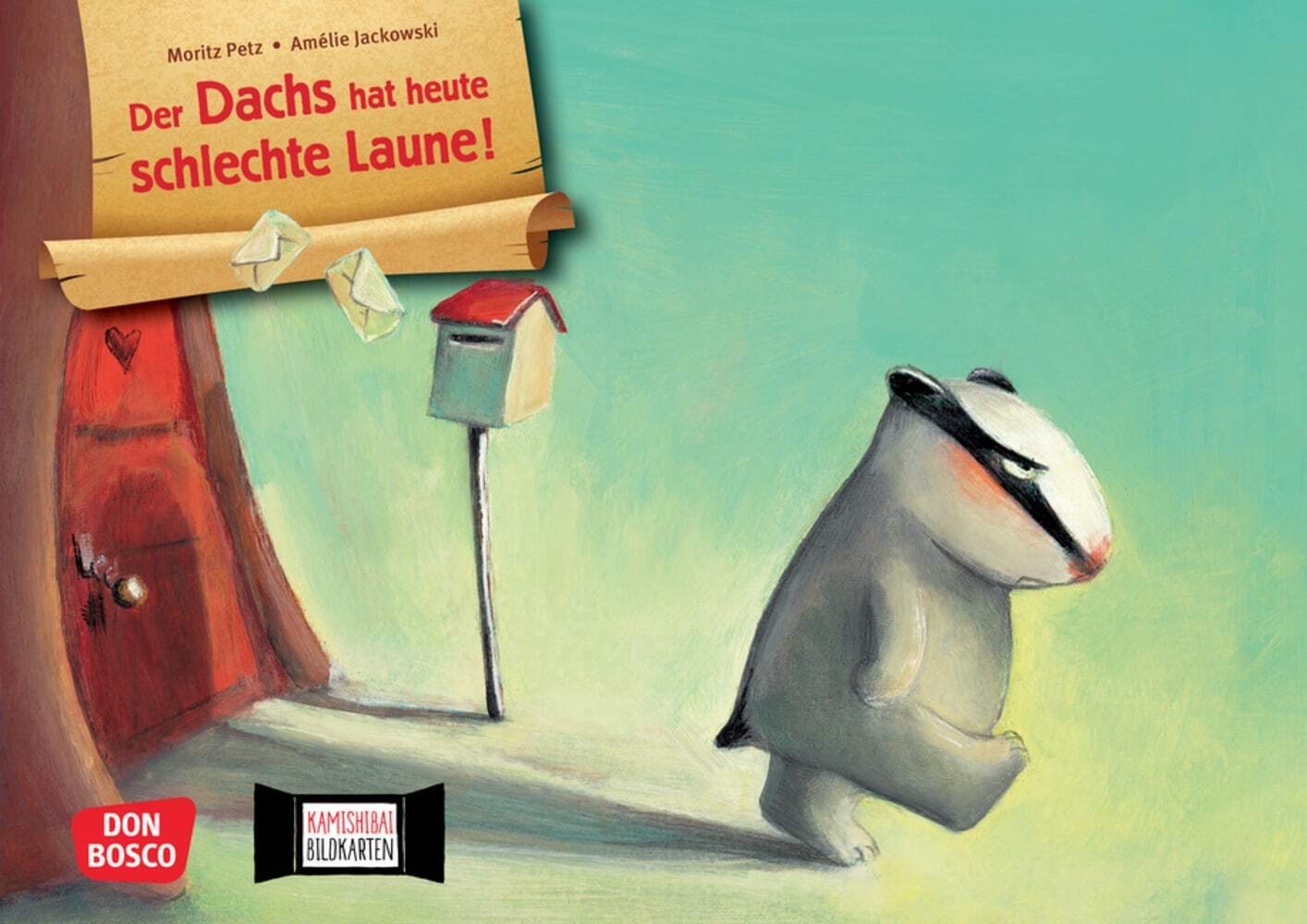 Der Dachs hat heute schlechte Laune. Kamishibai Bildkartenset main product photo