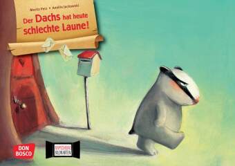 Der Dachs hat heute schlechte Laune. Kamishibai Bildkartenset