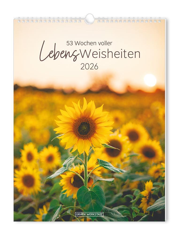 Wochenkalender 2026 LebensWeisheiten main product photo