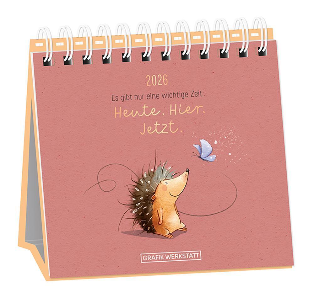 Tischkalender 2026 Heute. Hier. Jetzt main product photo