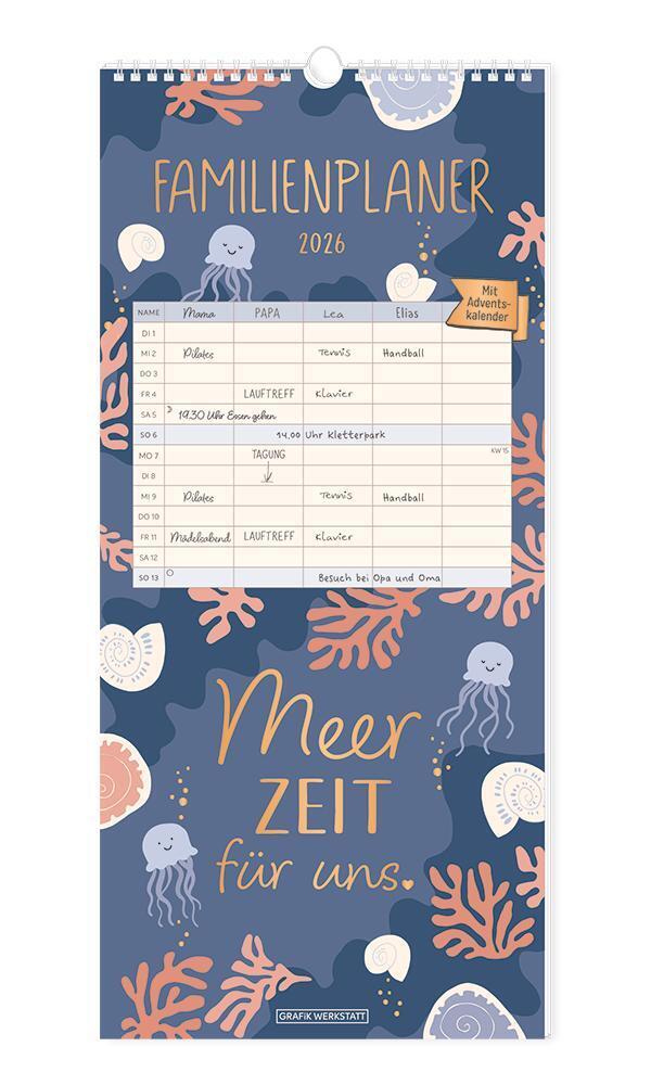 Familienplaner 2026 MeerZeit für uns. main product photo