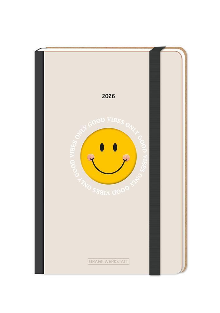 Terminplaner Letterart 2026 Smiley main product photo