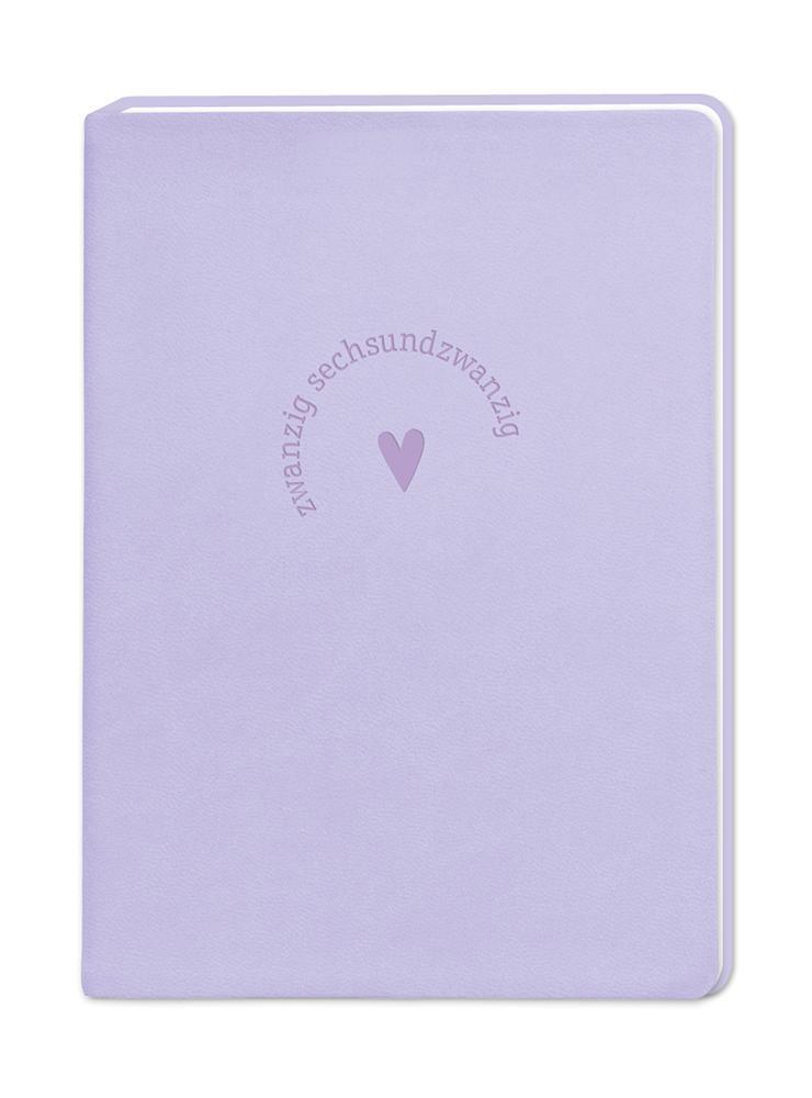 Terminplaner Lederlook 2026 Lavender main product photo