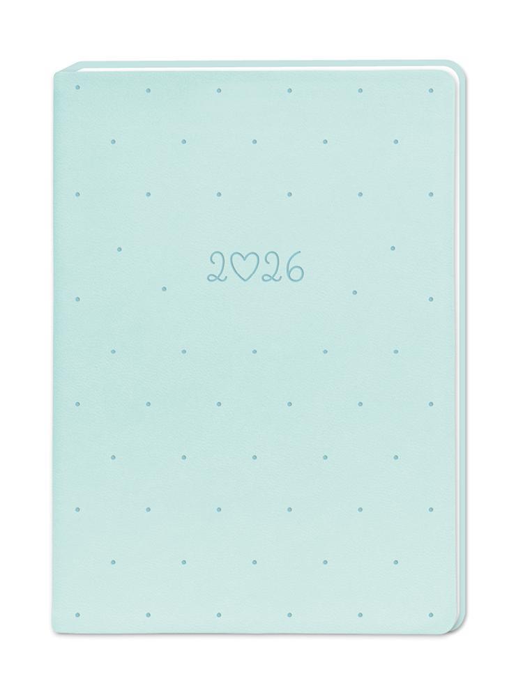 Terminplaner Lederlook 2026 Mint main product photo
