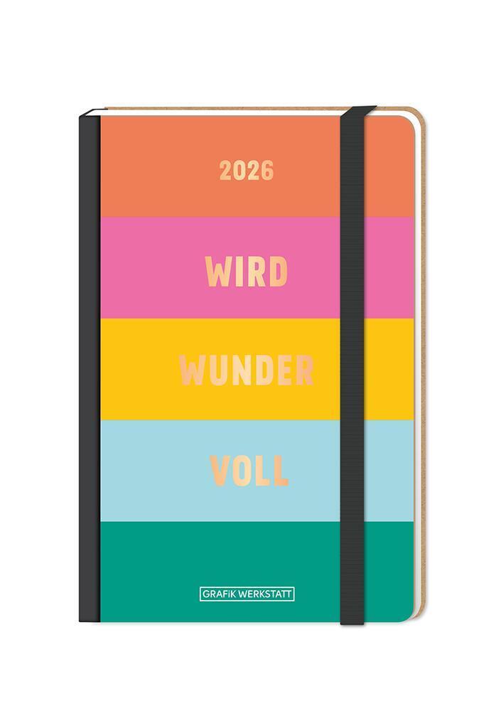 Terminplaner Letterart 2026 wird wundervoll main product photo
