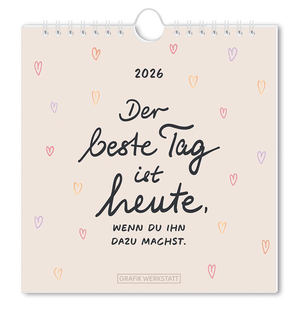 Postkartenkalender 2026 Der beste Tag main product photo
