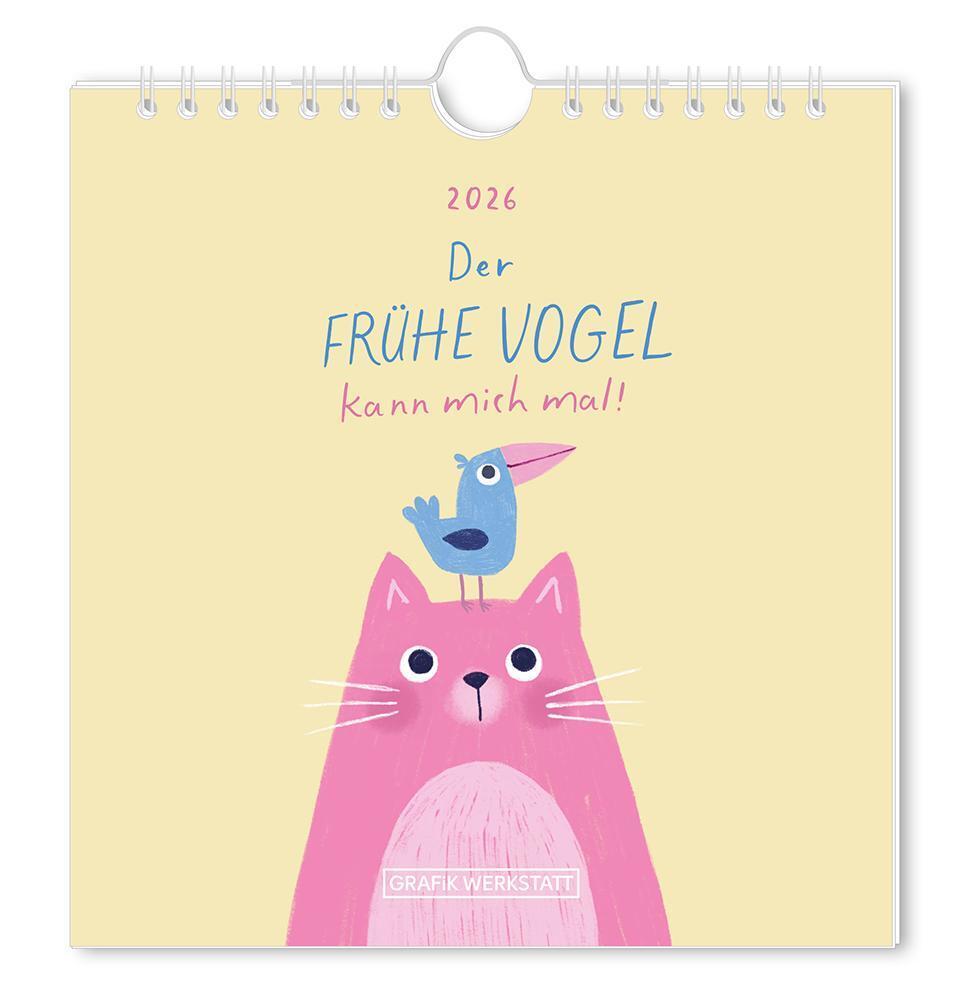Postkartenkalender 2026 Der frühe Vogel main product photo