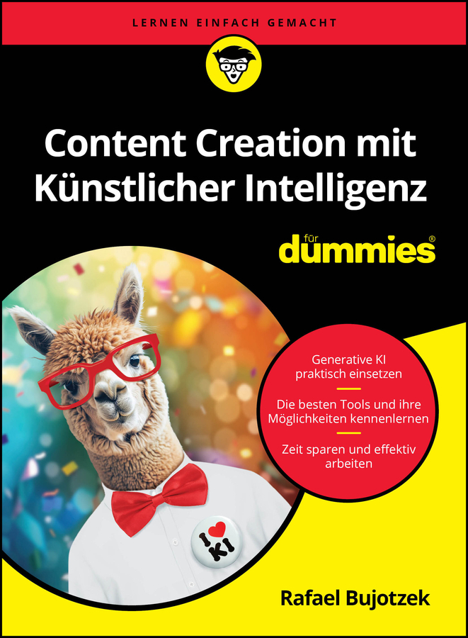 Content Creation mit Künstlicher Intelligenz für Dummies main product photo