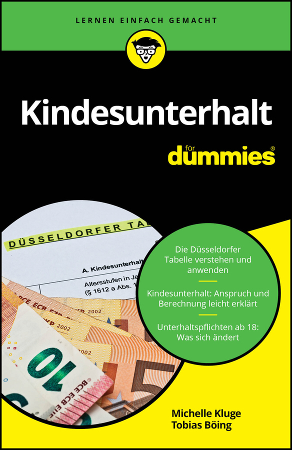 Kindesunterhalt für Dummies main product photo