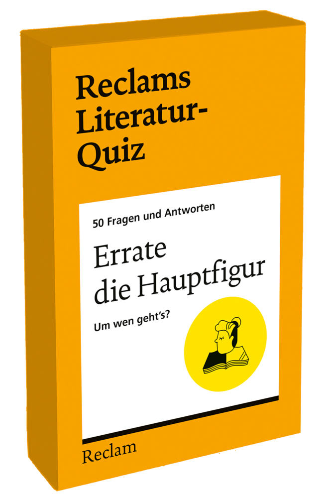 Errate die Hauptfigur. Um wen geht's? 50 Fragen und Antworten für Büchermenschen main product photo