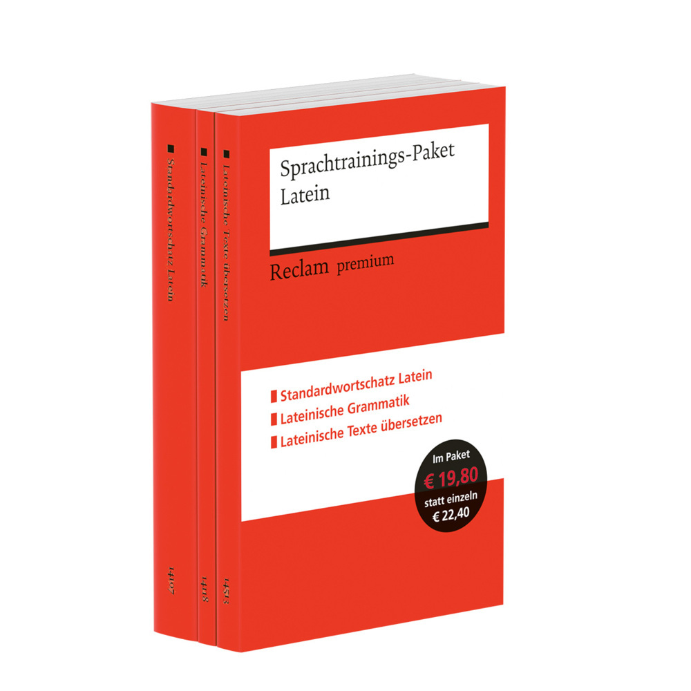 Sprachtrainings-Paket Latein. 3 Bände eingeschweißt main product photo