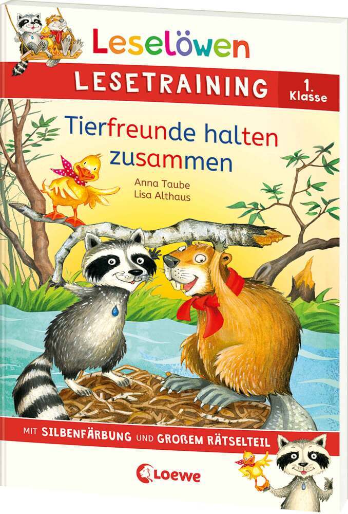 Leselöwen Lesetraining 1. Klasse - Tierfreunde halten zusammen main product photo