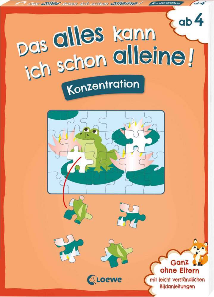 Das alles kann ich schon alleine! Konzentration main product photo