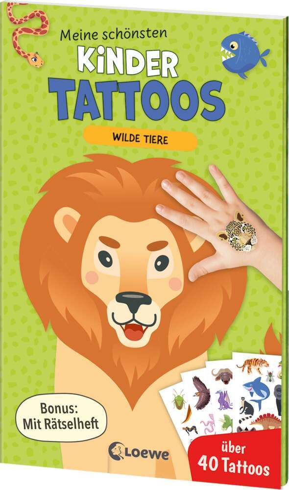 Meine schönsten Kindertattoos - Wilde Tiere main product photo