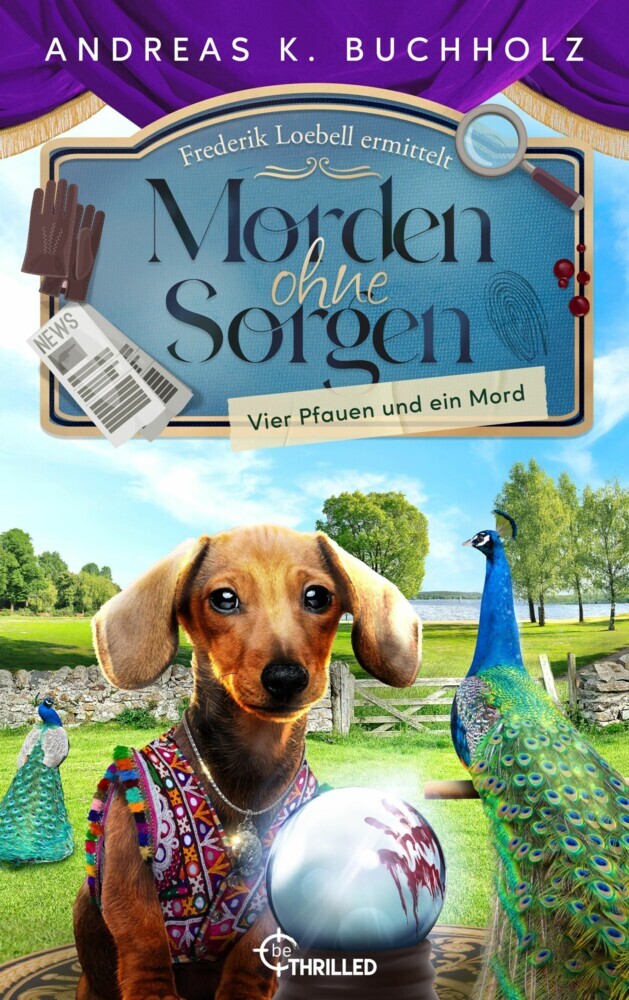 Morden ohne Sorgen - Vier Pfauen und ein Mord main product photo