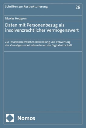 Daten mit Personenbezug als insolvenzrechtlicher Vermögenswert