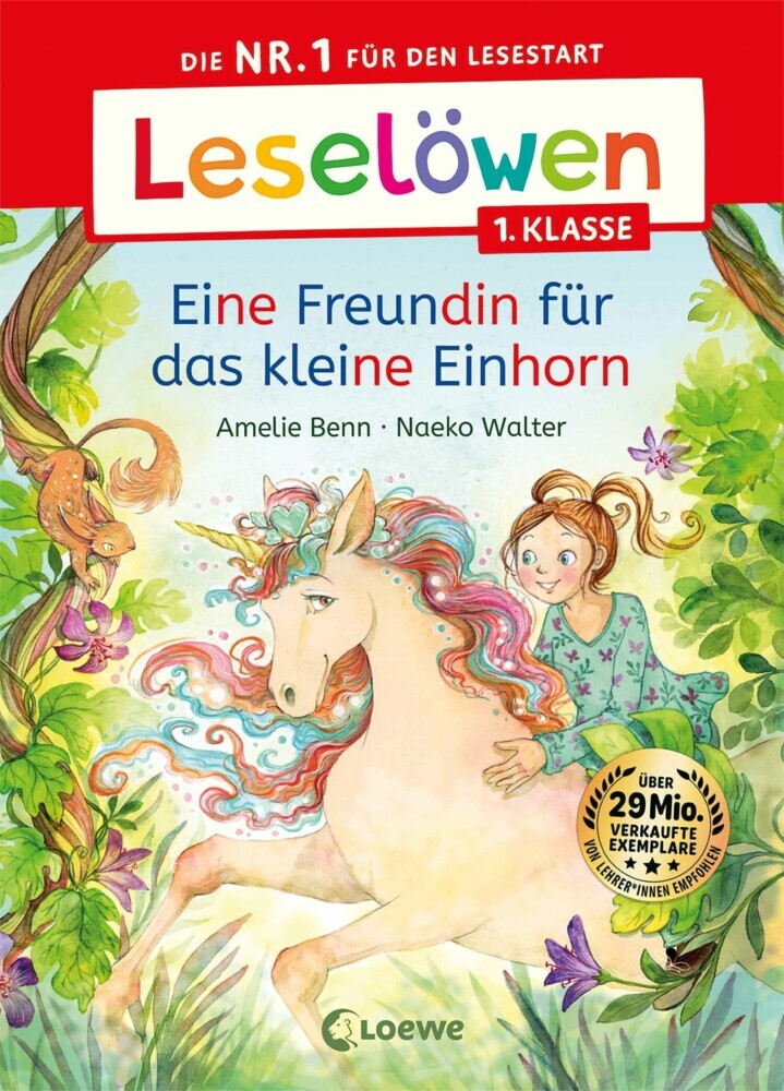 Leselöwen 1. Klasse - Eine Freundin für das kleine Einhorn main product photo