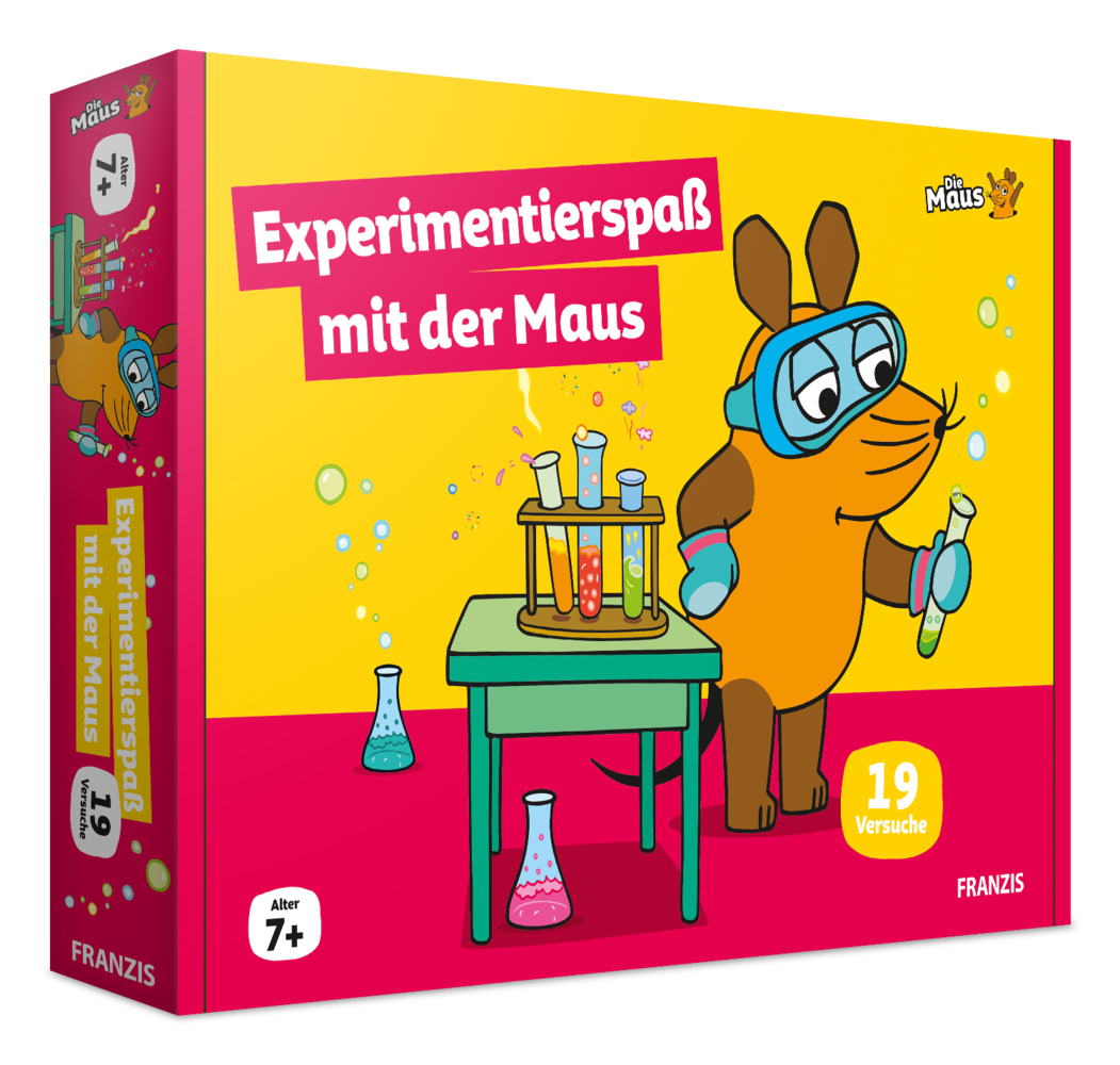 FRANZIS 67232 - Die Maus Experimentierspaß mit der Maus. Mehr als 20 Versuche! Für Kinder ab 7 Jahren main product photo