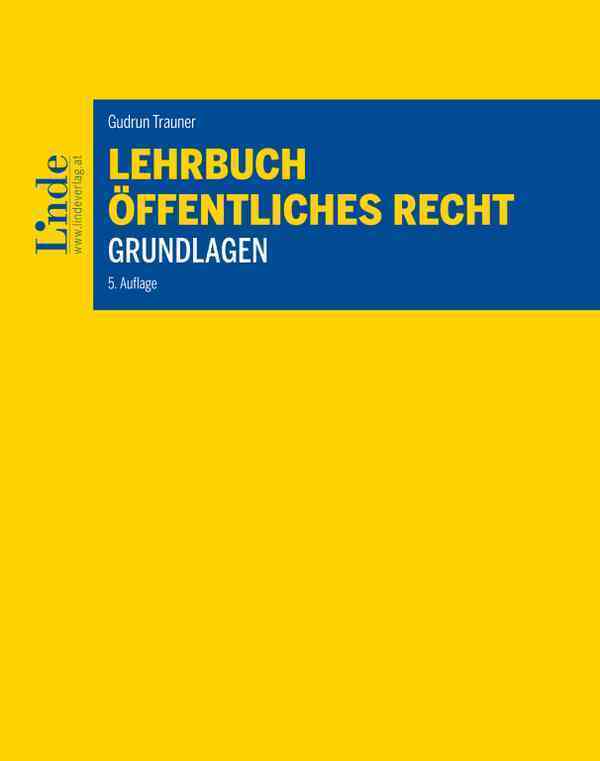 Lehrbuch Öffentliches Recht - Grundlagen main product photo