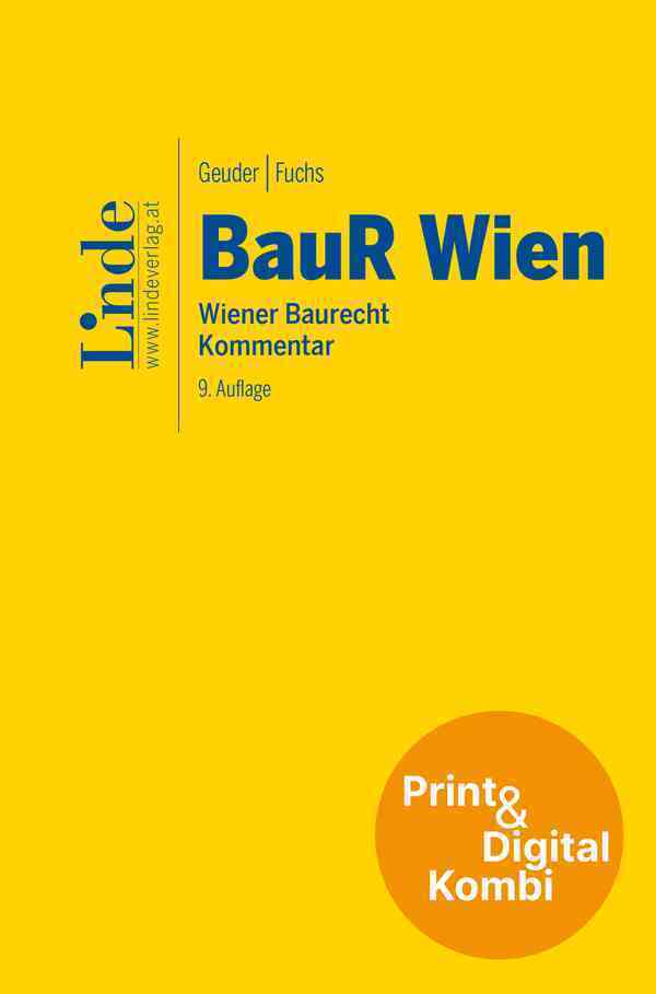 BauR Wien | Wiener Baurecht (Kombi Print&digital) main product photo