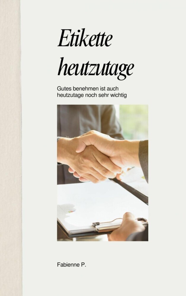 Etikette heutzutage main product photo