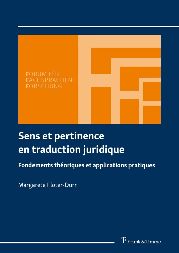 Sens et pertinence en traduction juridique main product photo