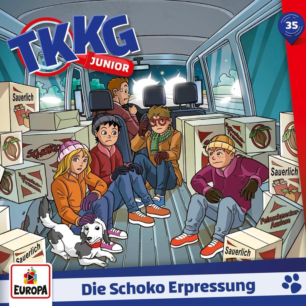 TKKG Junior - Die Schoko Erpressung, 1 Audio-CD main product photo
